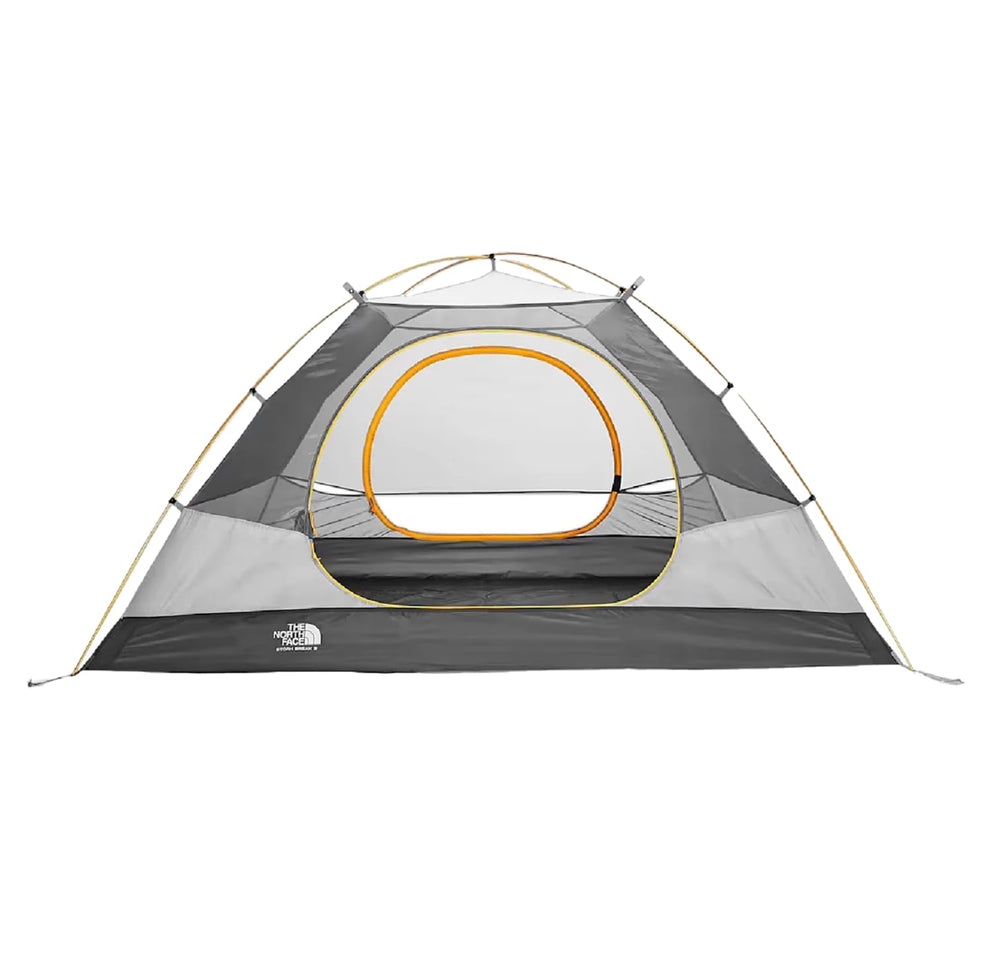 The North Face Stormbreak 3 twin-zip vestibules highlight secure gear storage