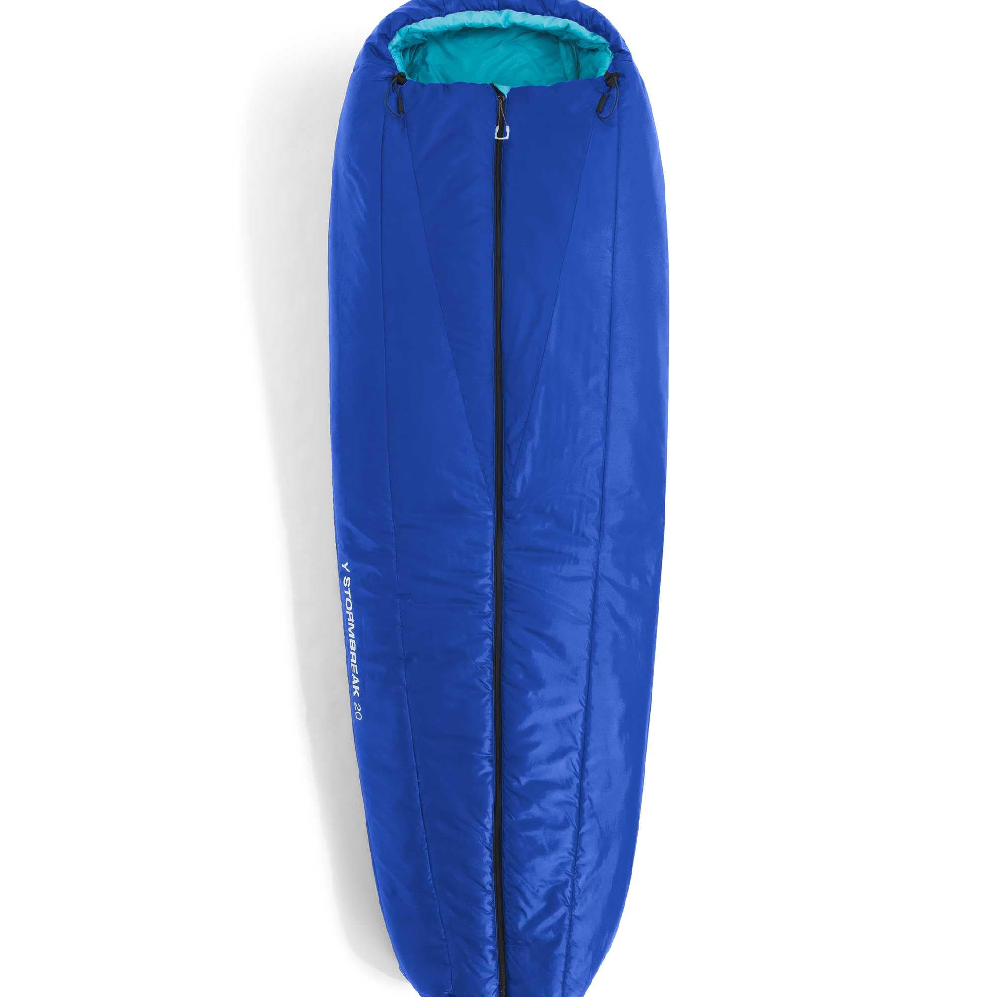 The North Face Teen Stormbreak 20F front view shows lightweight warmth for camping.