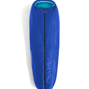 The North Face Teen Stormbreak 20F front view shows lightweight warmth for camping.