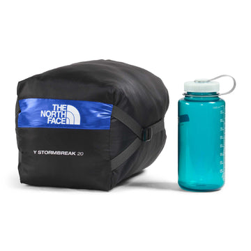 The North Face Teen Stormbreak 20F side vent highlights breathable comfort on adventures.