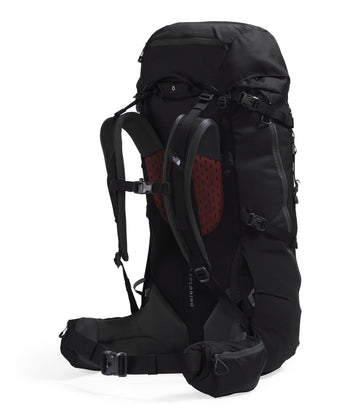 Internal hydration sleeve inside The North Face Terra 55 pack