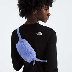 The North Face Terra Lumbar 1L external bungee and reflective webbing for visibility.