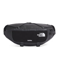 The North Face Terra Lumbar Hip Pack back view shows compact 6L storage for quick-access gear.