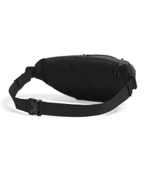 The North Face Terra Lumbar Hip Pack bungee system adds space for quick-access layers.