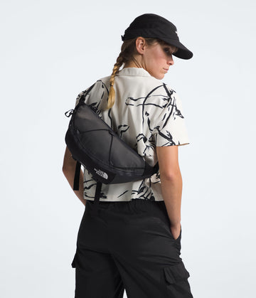 The North Face Terra Lumbar Hip Pack in-use scenario shows comfortable fit during short hikes.
