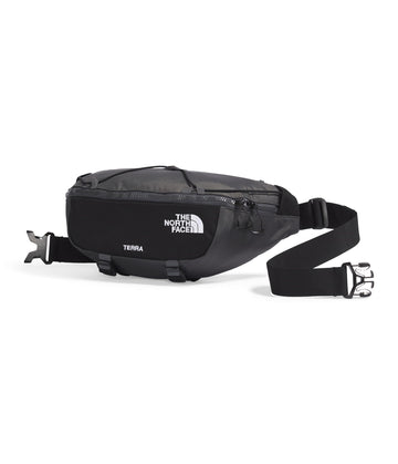 The North Face Terra Lumbar Hip Pack zip pockets enable organized everyday carry.