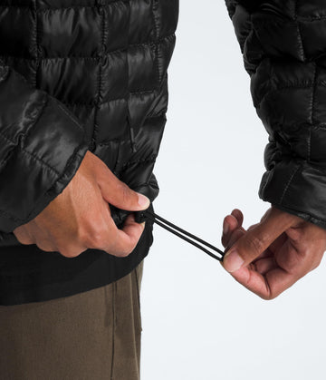 The North Face Thermoball Hooded Jacket packs into its own pocket for easy transport