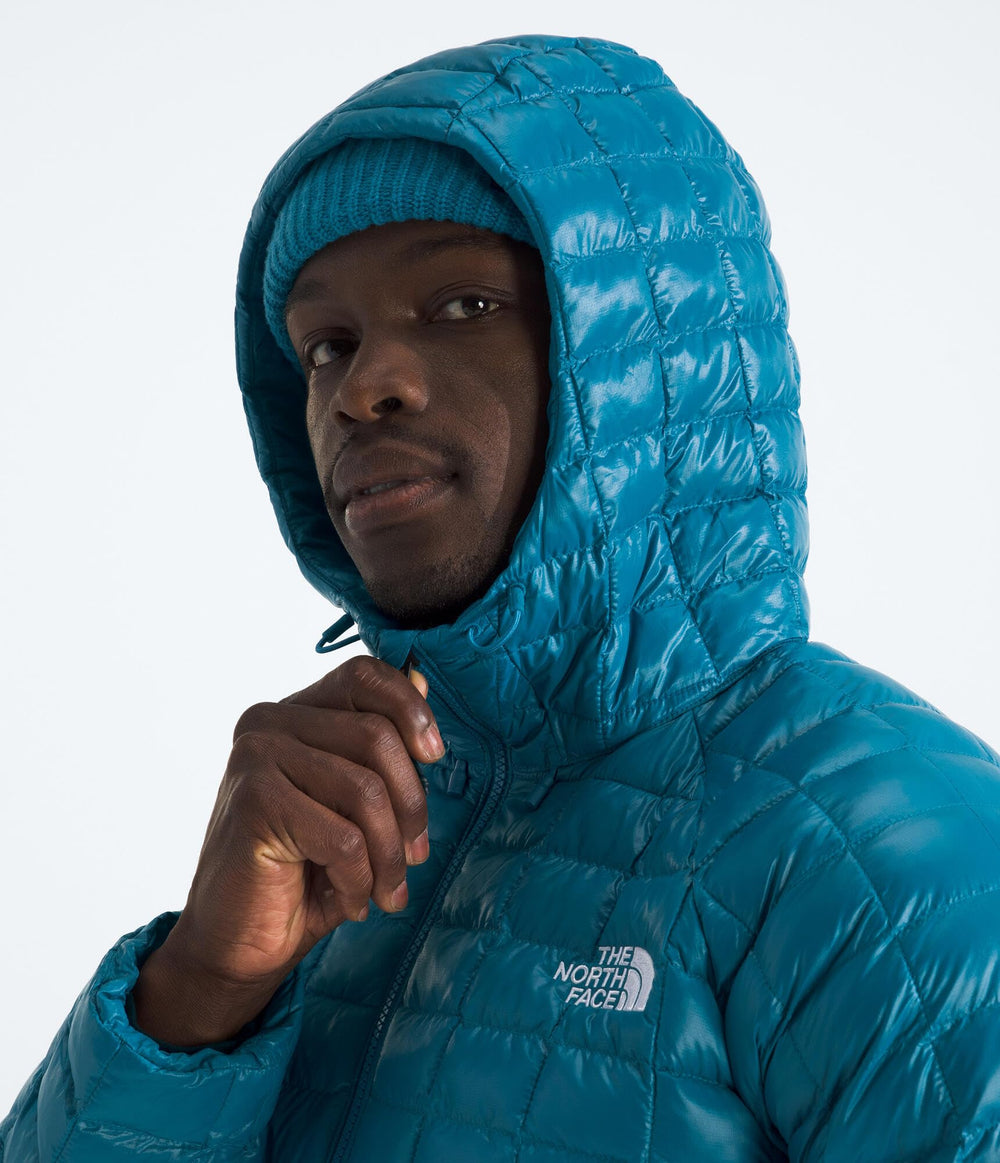 The North Face Thermoball Hooded Jacket secure pockets keep essentials safe