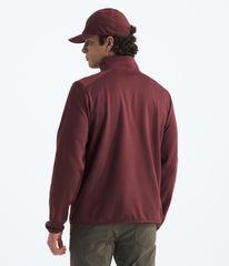 The North Face TNF Performance Fleece Quarter Zip Jacket sleeve cuff detail illustrating snug fit