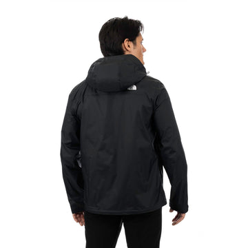 The North Face Venture 2 jacket side pocket view highlighting zip pockets for secure storage.