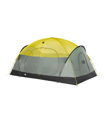 The North Face Wawona 8 interior with tall ceiling supports comfortable standing and seating.