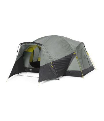 The North Face Wawona 8 mesh door enhances airflow for warm nights.