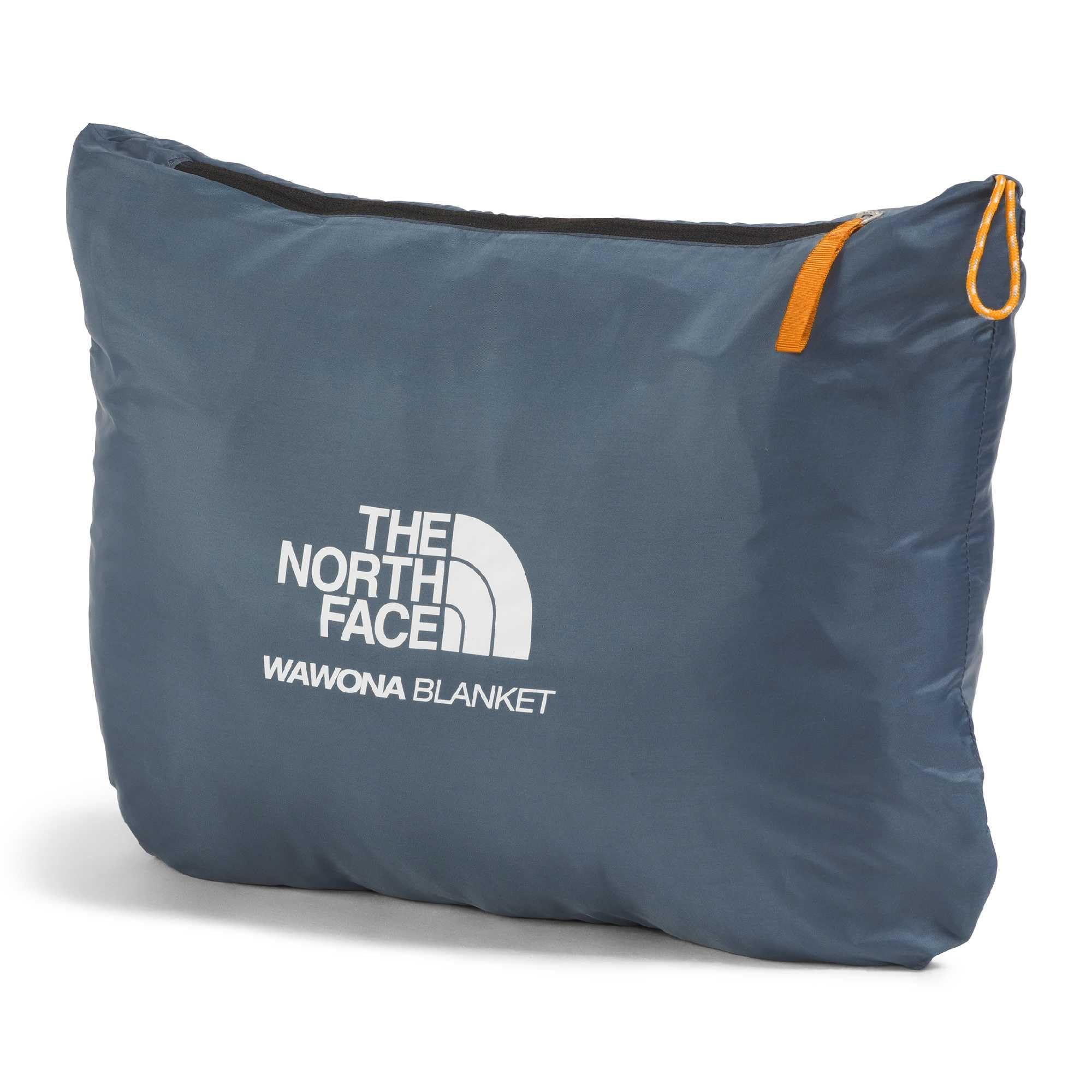 The North Face Wawona Blanket highlights a water-repellent finish for damp conditions.