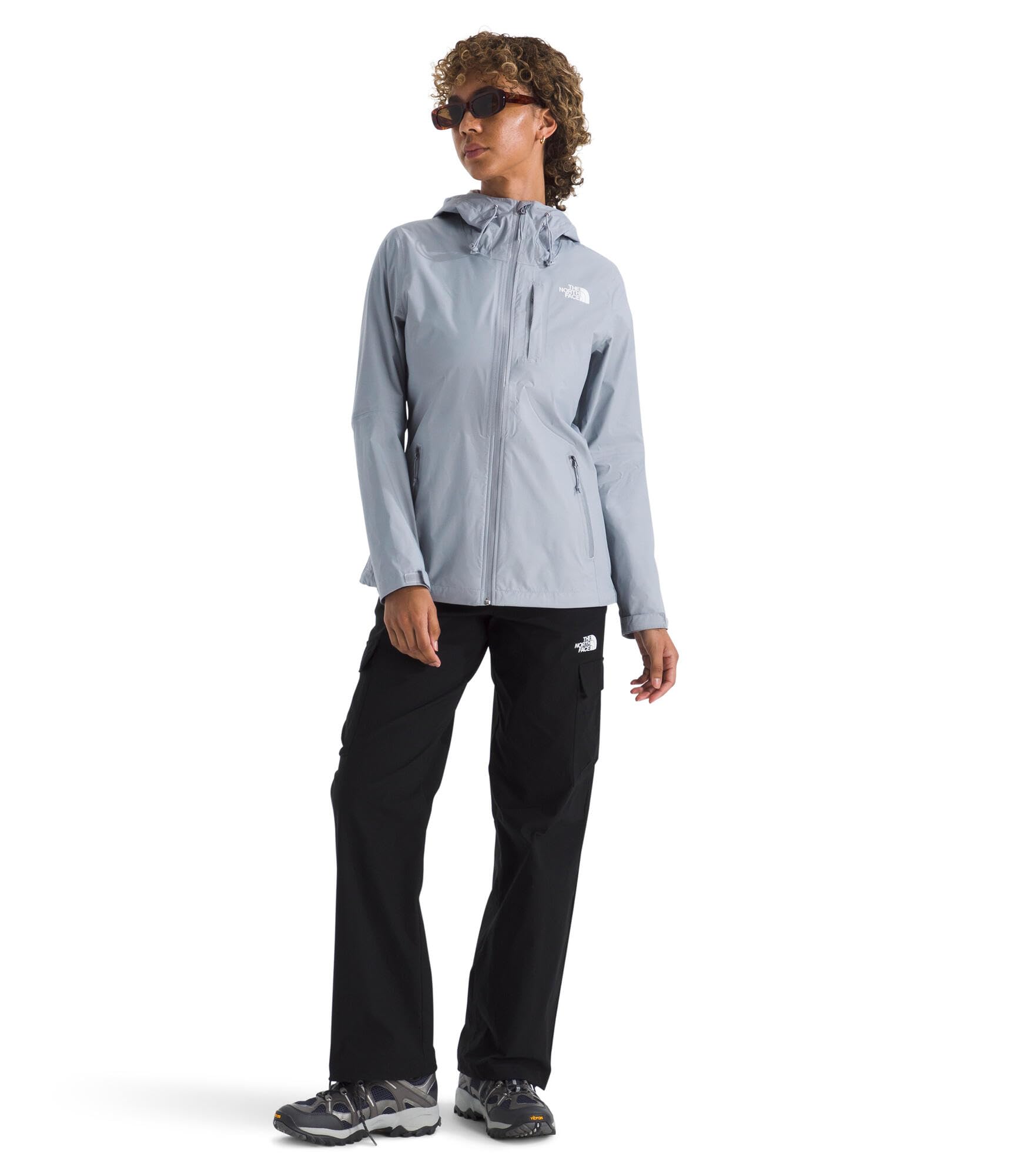 The North Face Alta Vista cinch-cord detail enables reliable hood adjustments.