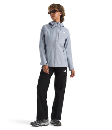The North Face Alta Vista cinch-cord detail enables reliable hood adjustments.