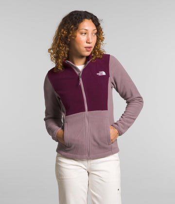 The North Face Antora Triclimate worn by model for city-to-trail versatility.
