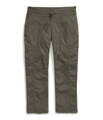 The North Face Aphrodite 2.0 Capri waistline shows flexible waistband for a personalized fit.