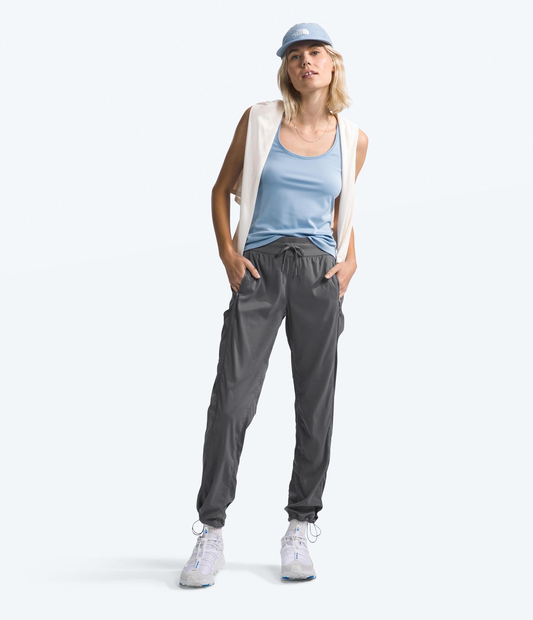 The North Face Aphrodite Motion Pant with secure zip hand pockets and hip pocket