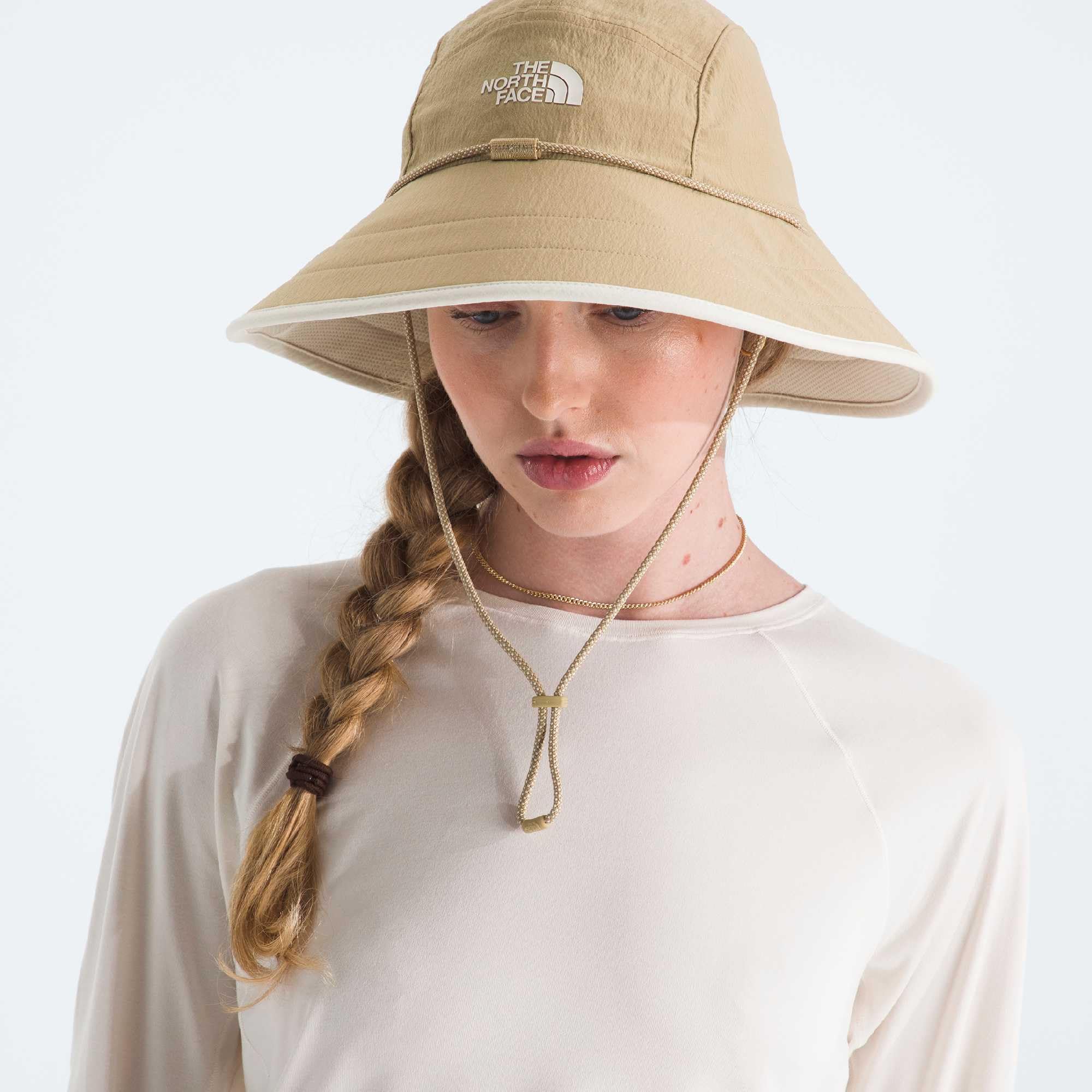 The North Face Women’s Class V Brimmer packable brim for easy storage after outdoor adventures.