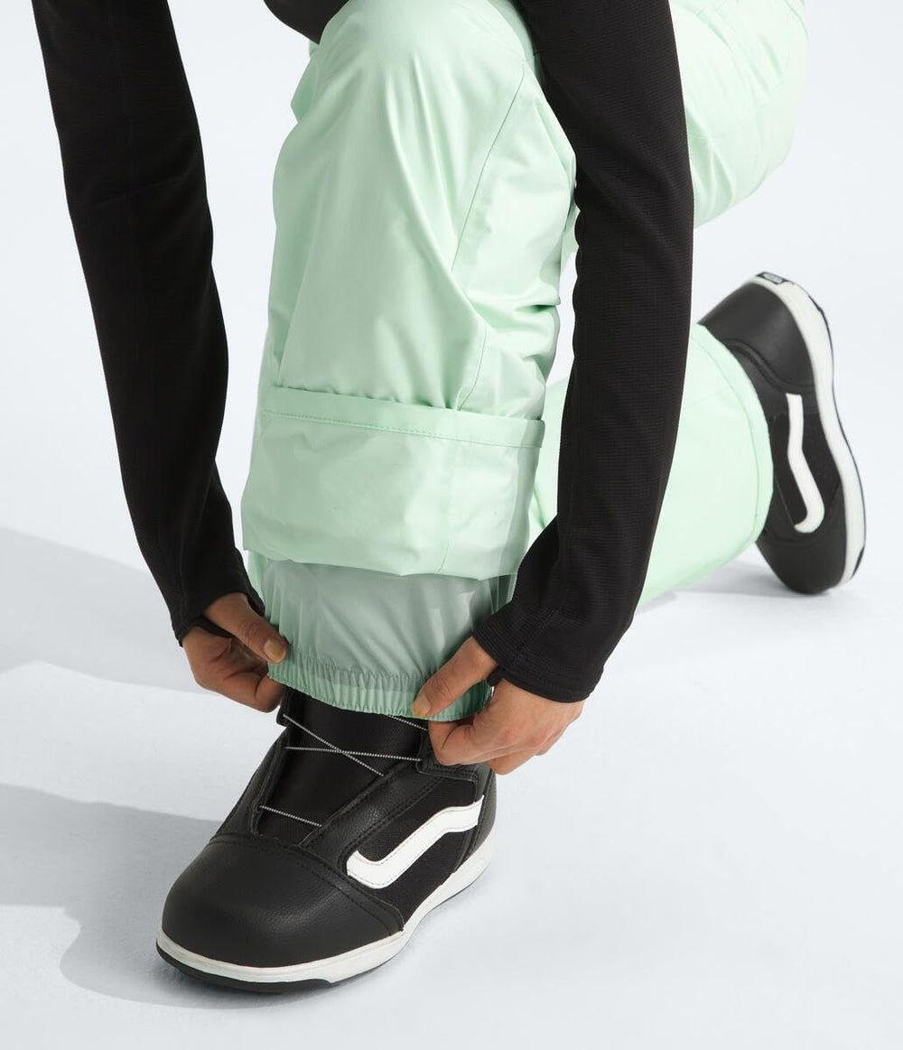 The North Face Freedom Insulated Pant with StretchVent gaiters to keep snow out