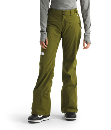 The North Face Freedom Stretch Pant Forest Olive front view for alpine versatility