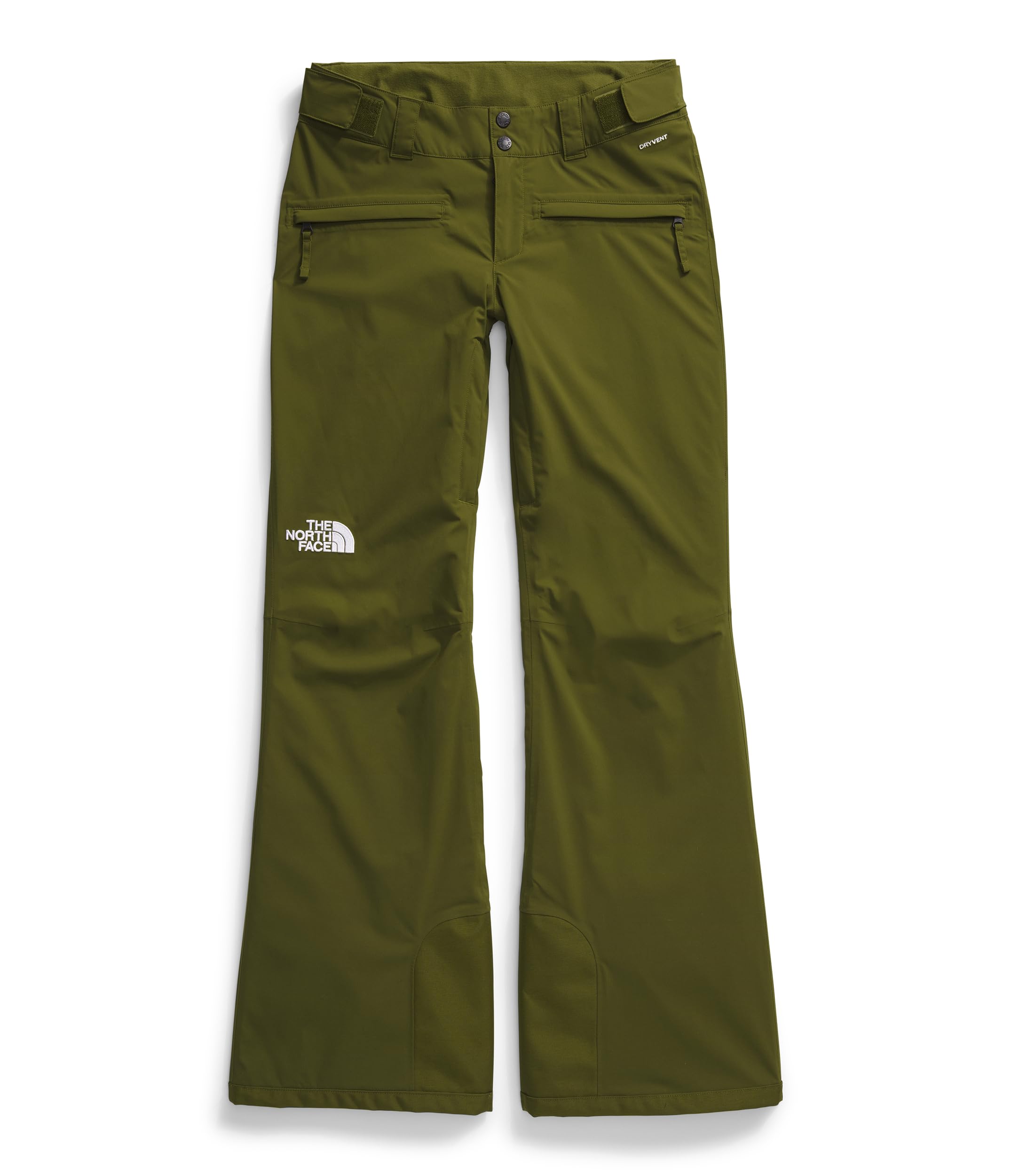 The North Face Women's Freedom Stretch Pant Forest Olive—side view highlights durable stretch and weather protection.