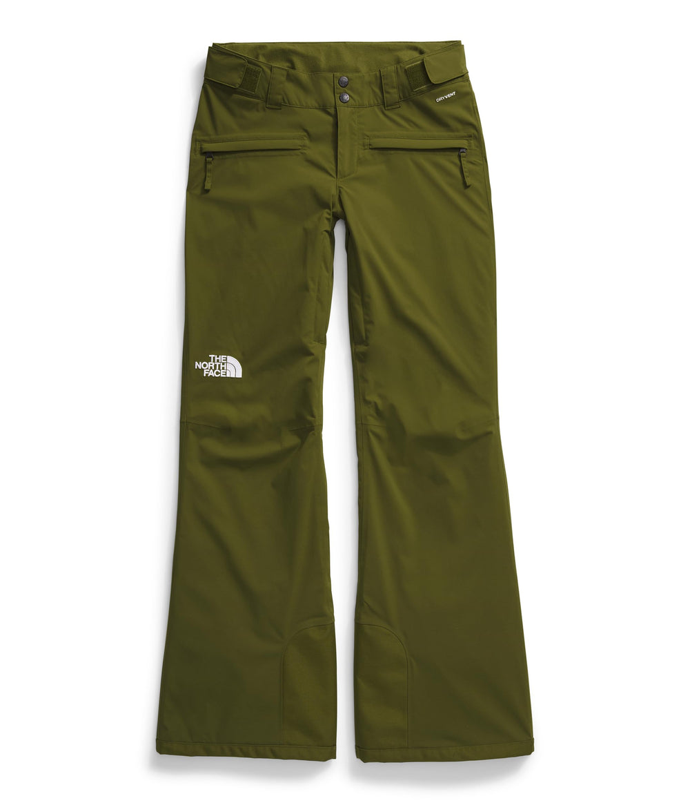 The North Face Women's Freedom Stretch Pant Forest Olive—side view highlights durable stretch and weather protection.
