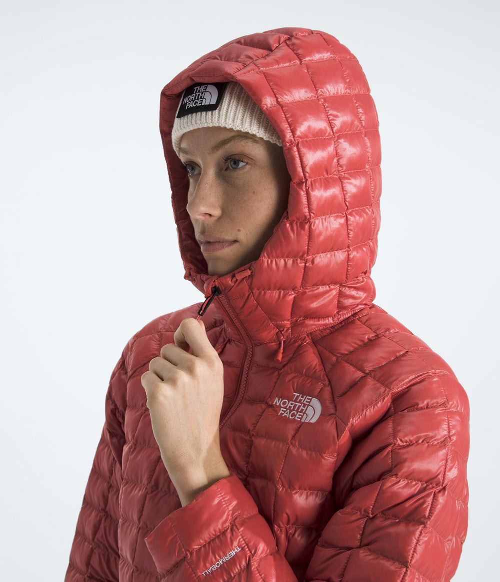 The North Face Thermoball Hooded Jacket packable design for easy layering