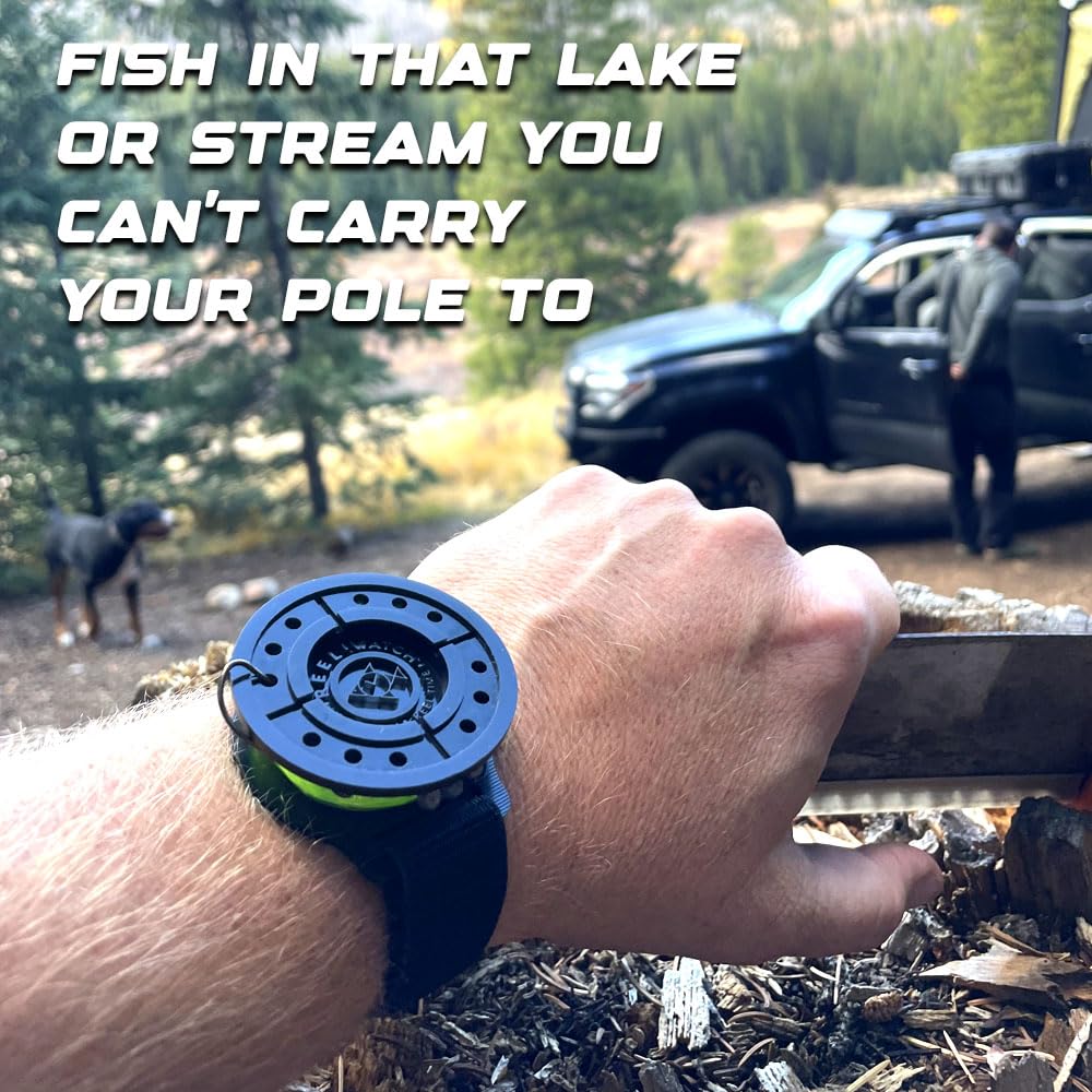 The Reel Watch compact-portable design suited for camping or boating.