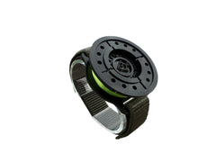 The Reel Watch interchangeable bands showing style and adaptability outdoors.