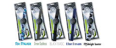 The Reel Watch interchangeable wristbands match styles for any outfit.