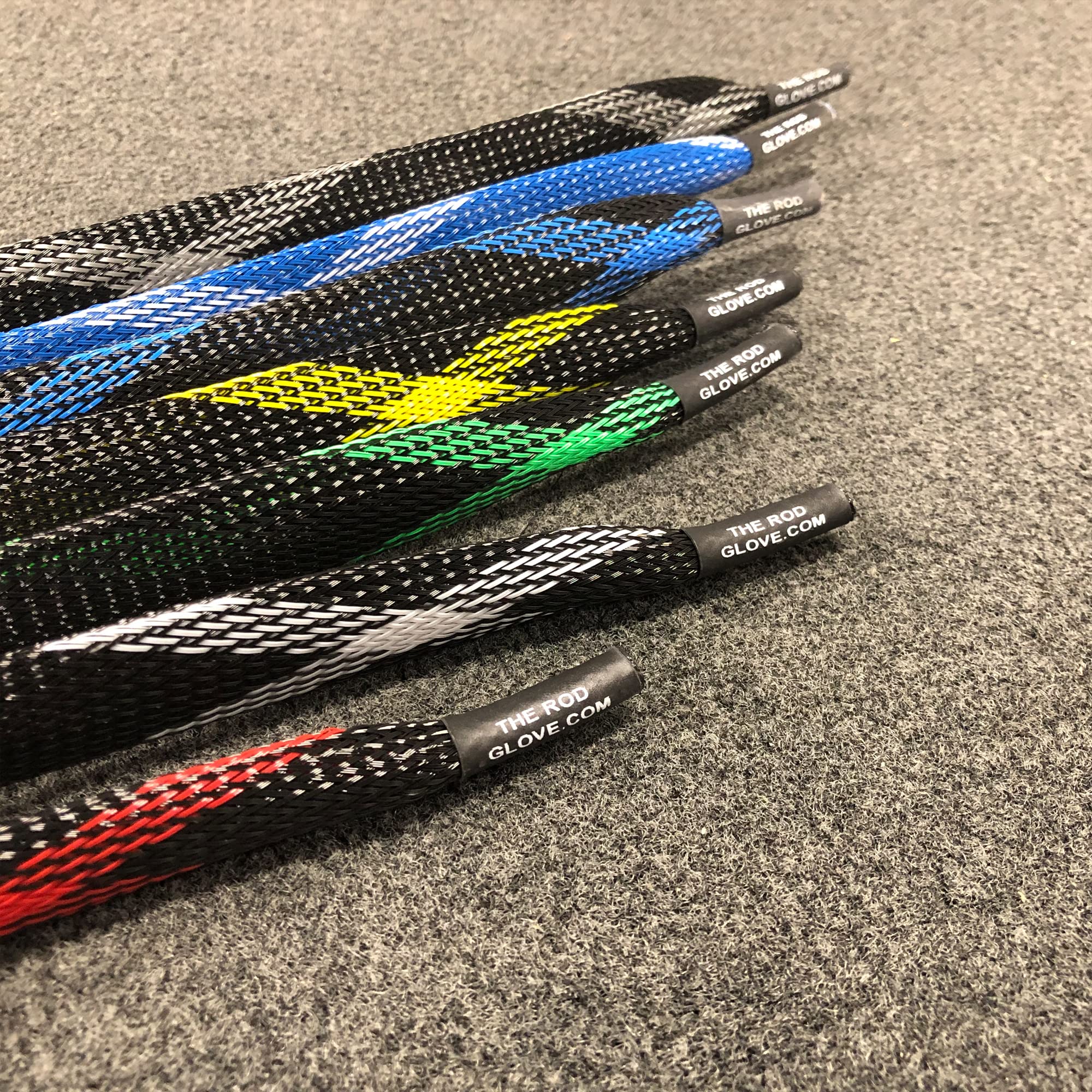 The Rod Glove XL Spinning cover shields and organizes rods in your locker.