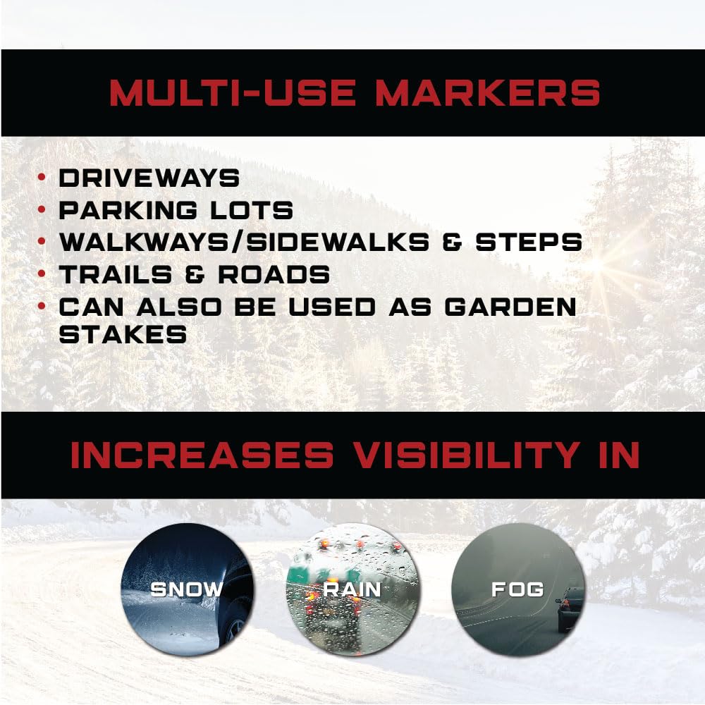 The ROP Shop versatile markers for driveways, trails, and fences