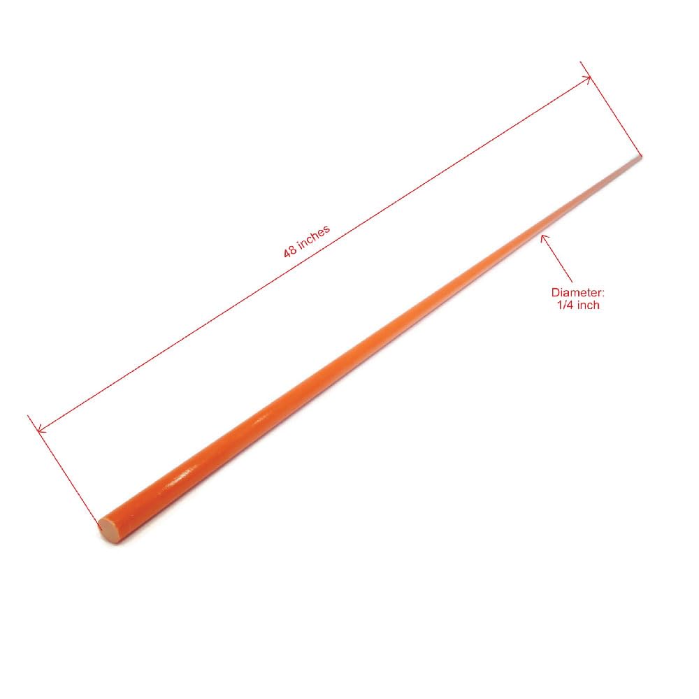 The ROP Shop 48-inch tapered-end stake ready for easy ground insertion