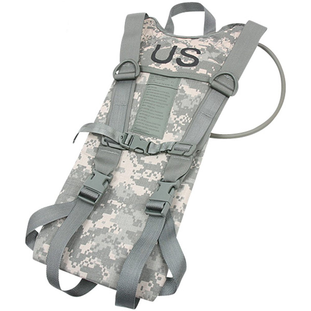 The Specialty Group USGI 100oz bladder closeup highlights durable, ready-to-use hydration capacity.