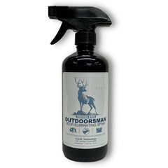 The Stink Solution Odorless Outdoorsman bottle ready for gear odor elimination.