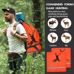 TheClouds elk game bags show 30-by-20-inch capacity