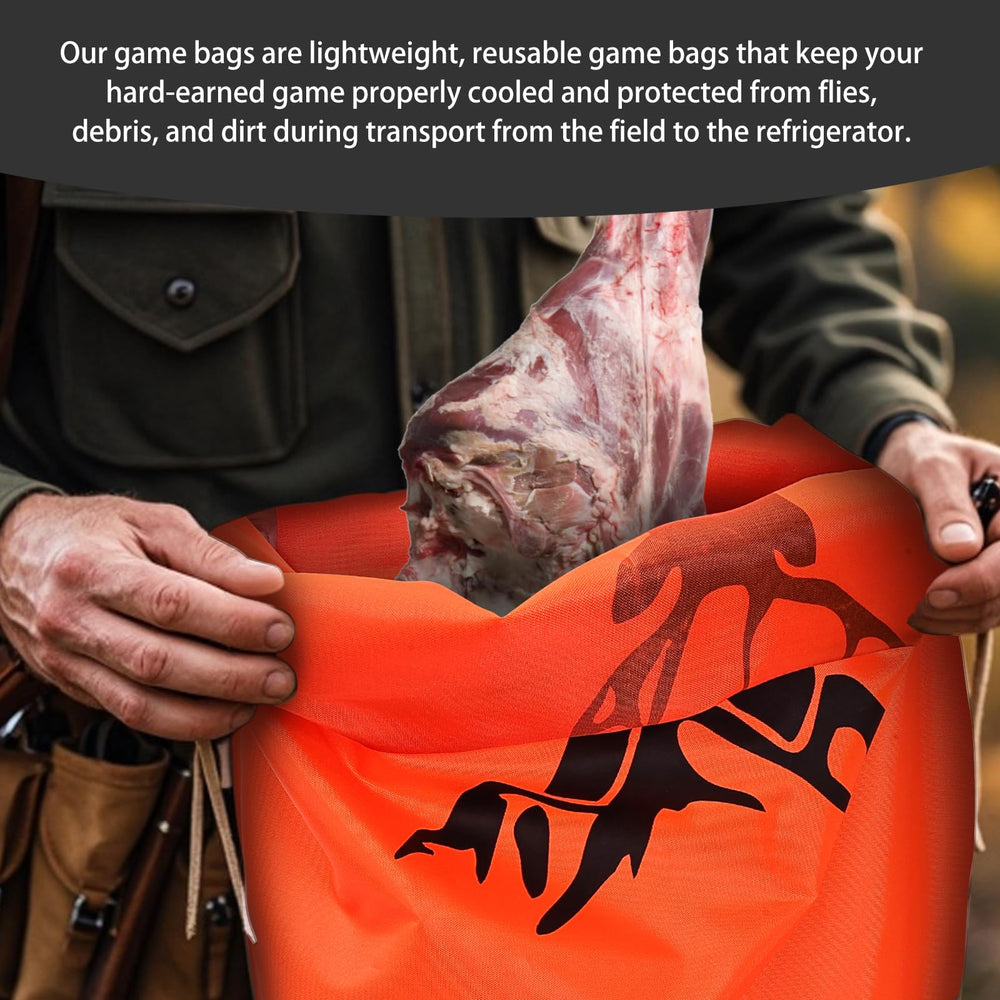 TheClouds elk game bags in-field use demonstrate durability