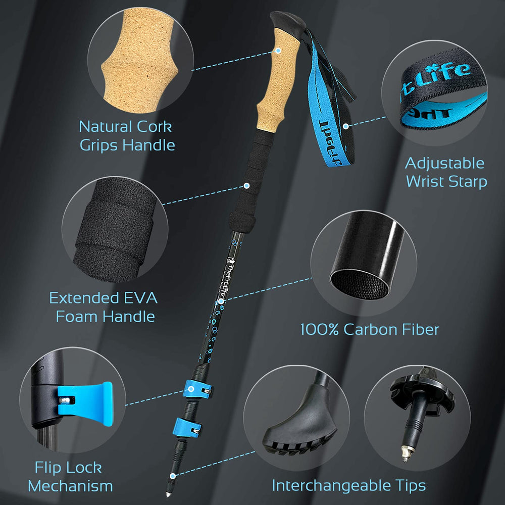TheFitLife cork handle close-up showing ergonomic grip and sweat absorption for comfort