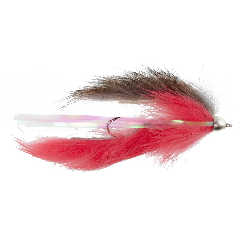 Dolly Llama Stinger pattern by The Fly Fishing Place draws salmon and steelhead.