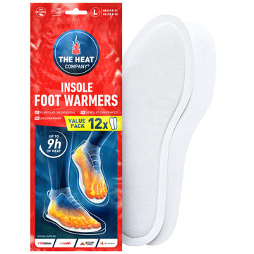 The Heat Company insole packaging shows air-activated warmth ready to use