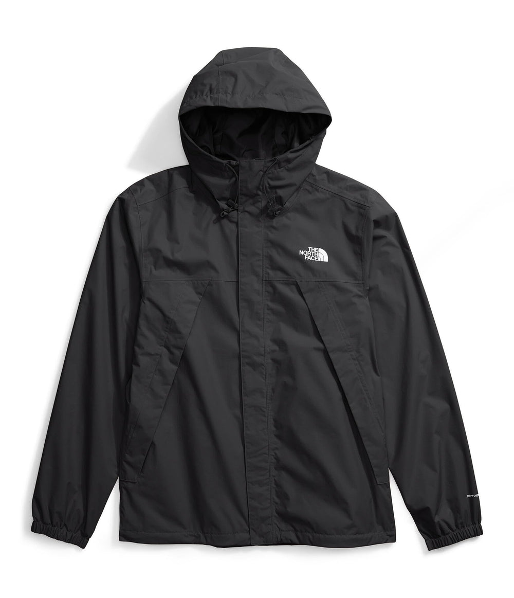The North Face Antora jacket encased-elastic cuffs create a snug fit.