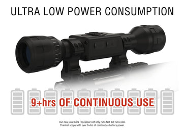 TheOpticGuru ATN Thor LTV lightweight 635g enables easy mounting and maneuverability.