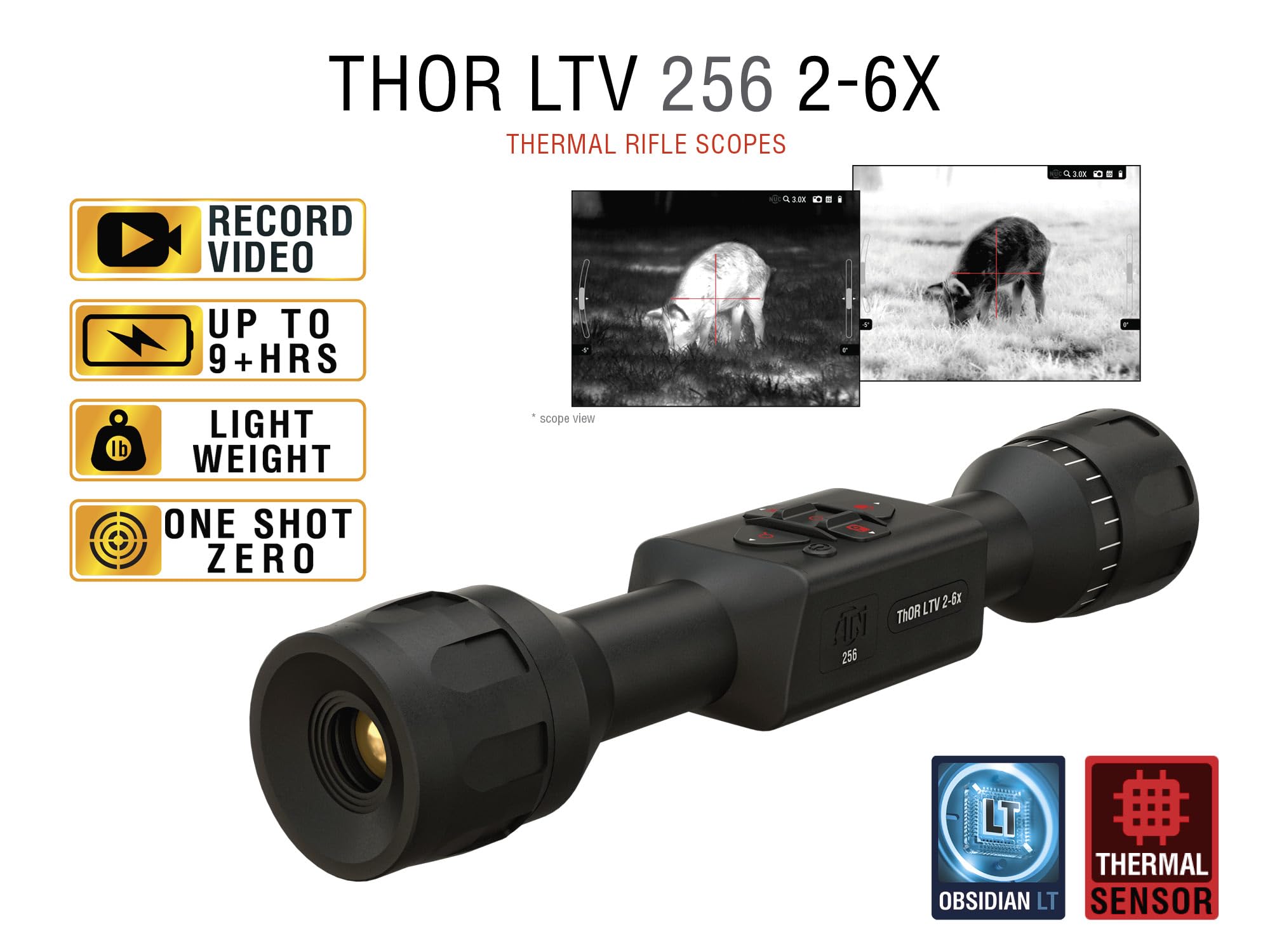 theOpticGuru ATN Thor LTV low-light angle showcases crisp image in challenging environments.