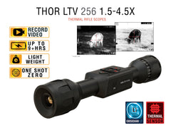 TheOpticGuru ATN Thor LTV top view highlights compact design ideal for fast field mounting.