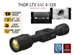 theOpticGuru ATN Thor LTV side view demonstrates lightweight design on a rifle