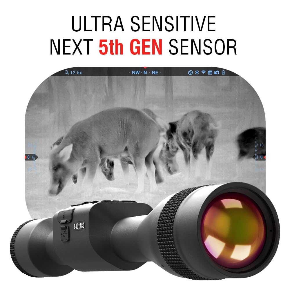 theOpticGuru ATN Thor 5 LRF built-in rangefinder aids fast distance estimation