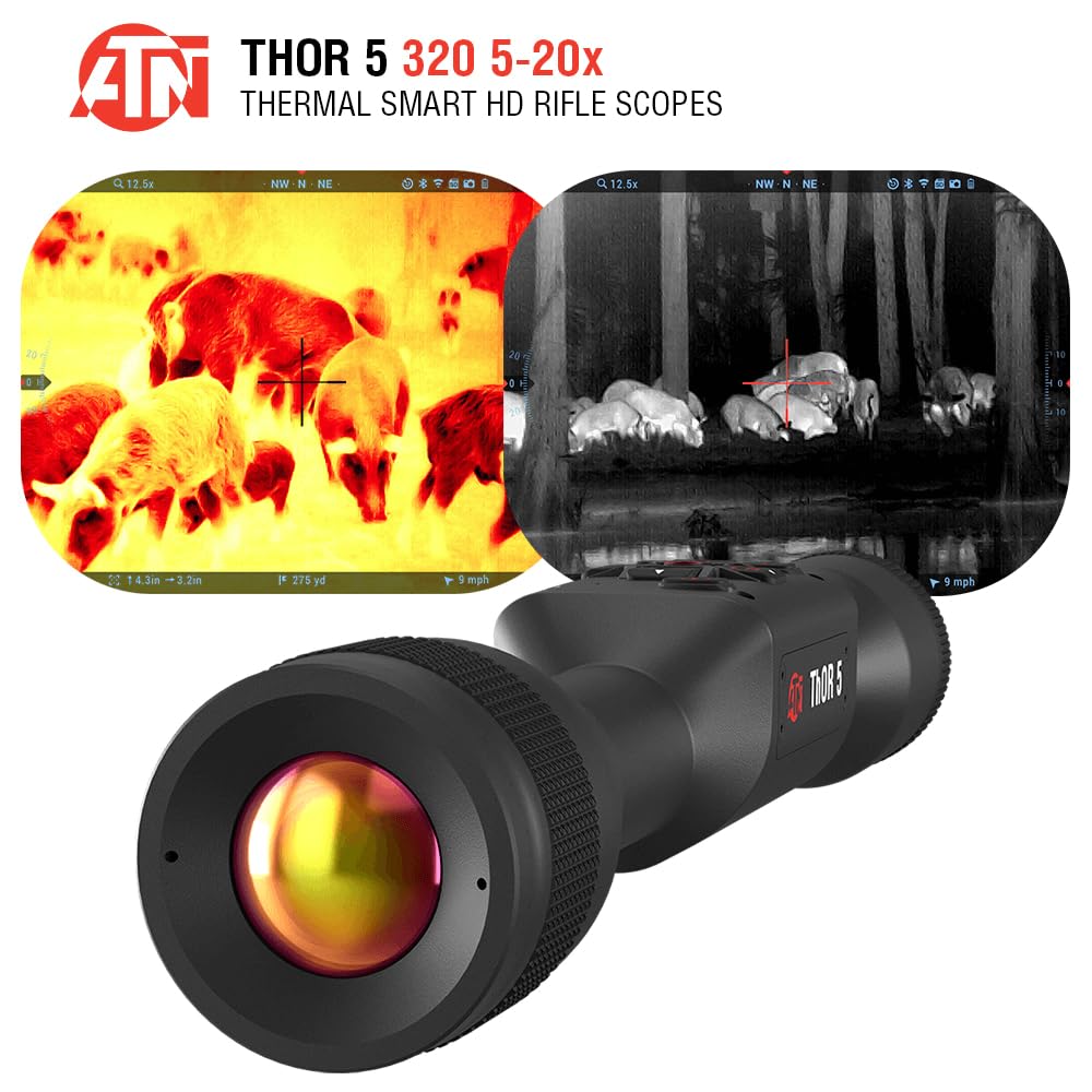 TheOpticGuru ATN Thor 5 sensor-closeup shows ultra sensitive detector clarity for crisp detection.