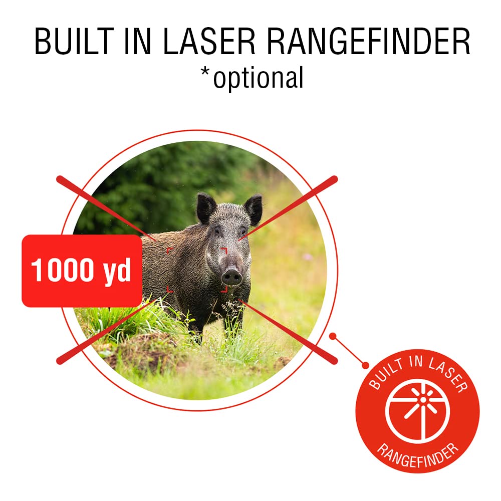 theopticguru ATN X-Sight 5 LRF laser rangefinder ready for precise measurements