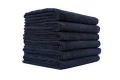 The Rag Company microfiber spa towel in midnight six-pack ready for gym and spa use.